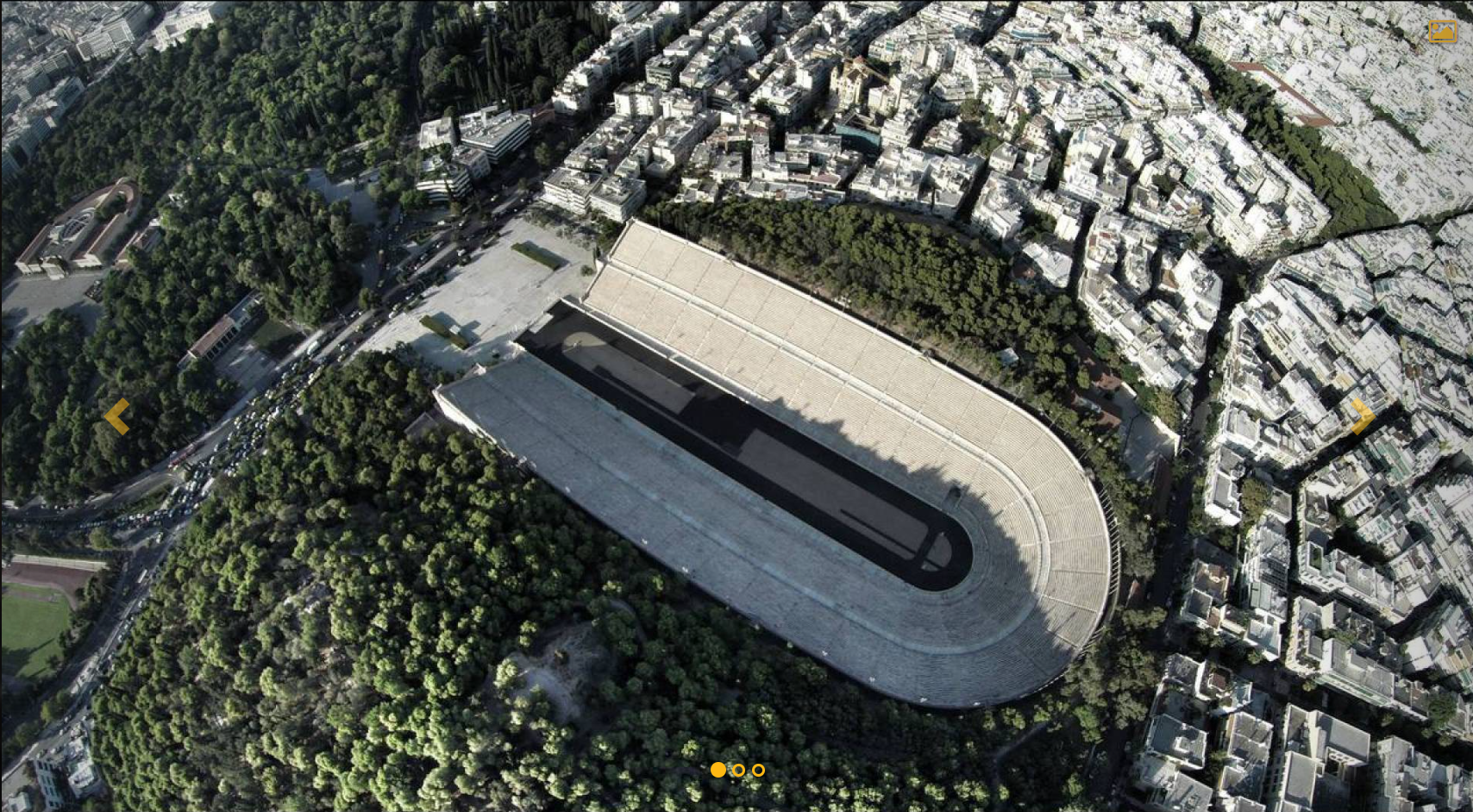 View of the historic Panathenaic Stadium