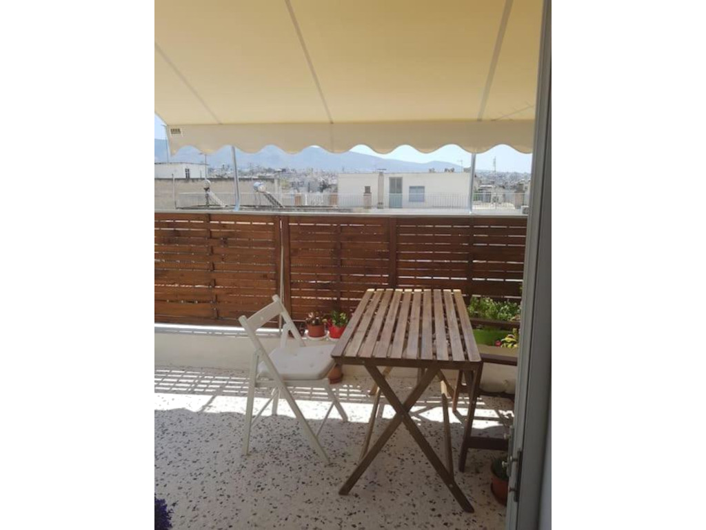 Penthouse terrace with panoramic Acropolis view