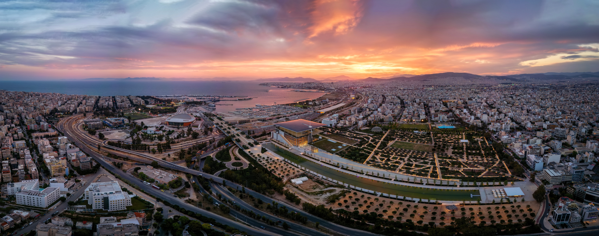 Panoramic view of Kallithea neighborhood